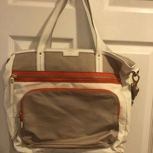 Fossil bag with long and short straps